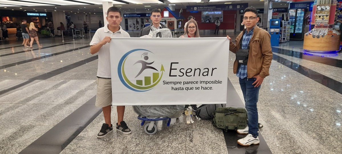 Llegada al aeropuerto de Ezeiza